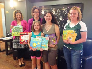 Amy Simpson donated books from her business, UsBourne Books, through a fundraiser that she did for TWC on Facebook in July 2014