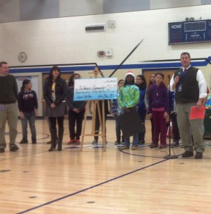 John Muir Middle School donated over $750 from their Star Wars fundraiser.