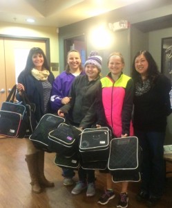 Mosinee Middle School students back pack donation