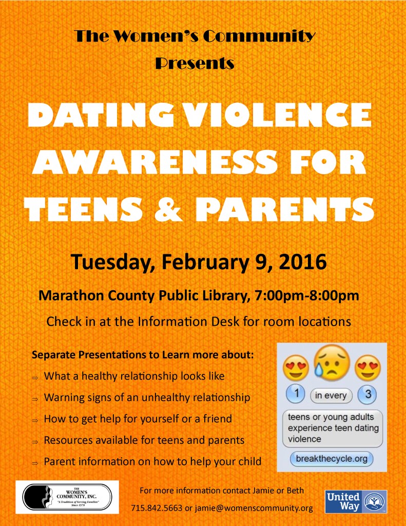 DATING VIOLENCE AWARENESS FOR TEENS & PARENTS